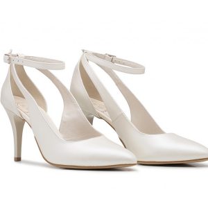 Buty ślubne perła biel - Livia