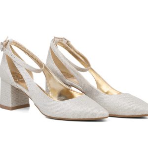Buty ślubne srebrna nitka - Gabi