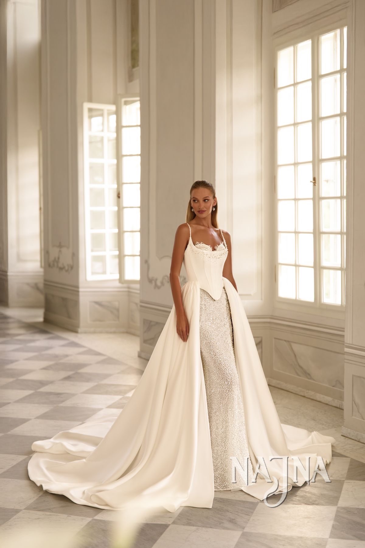 Suknia ślubna Anna Sposa Allegresse KANONISSA z odpinanym trenem w Najna WOW