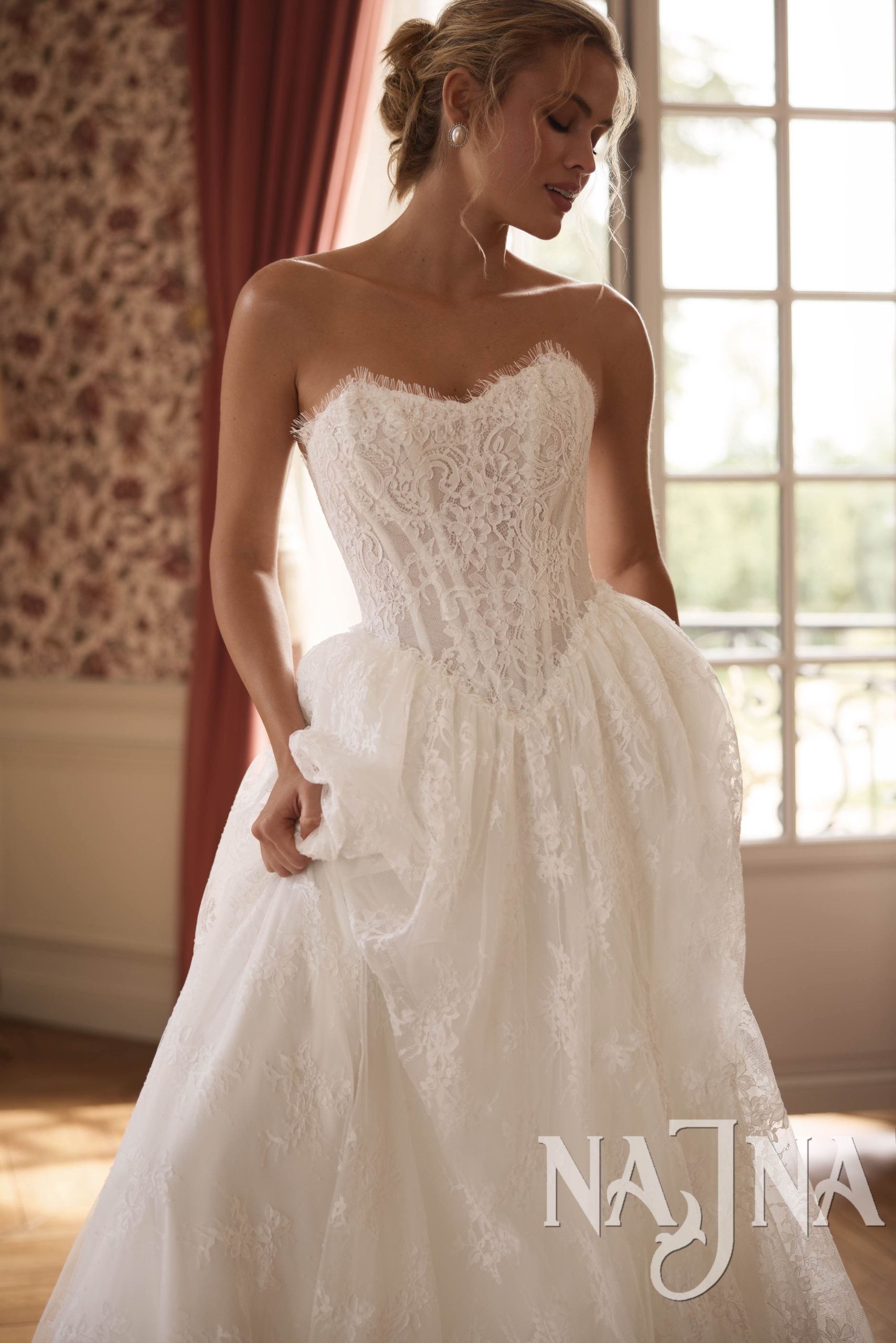 Suknia ślubna Anna Sposa Allegresse VINTAGE blisko