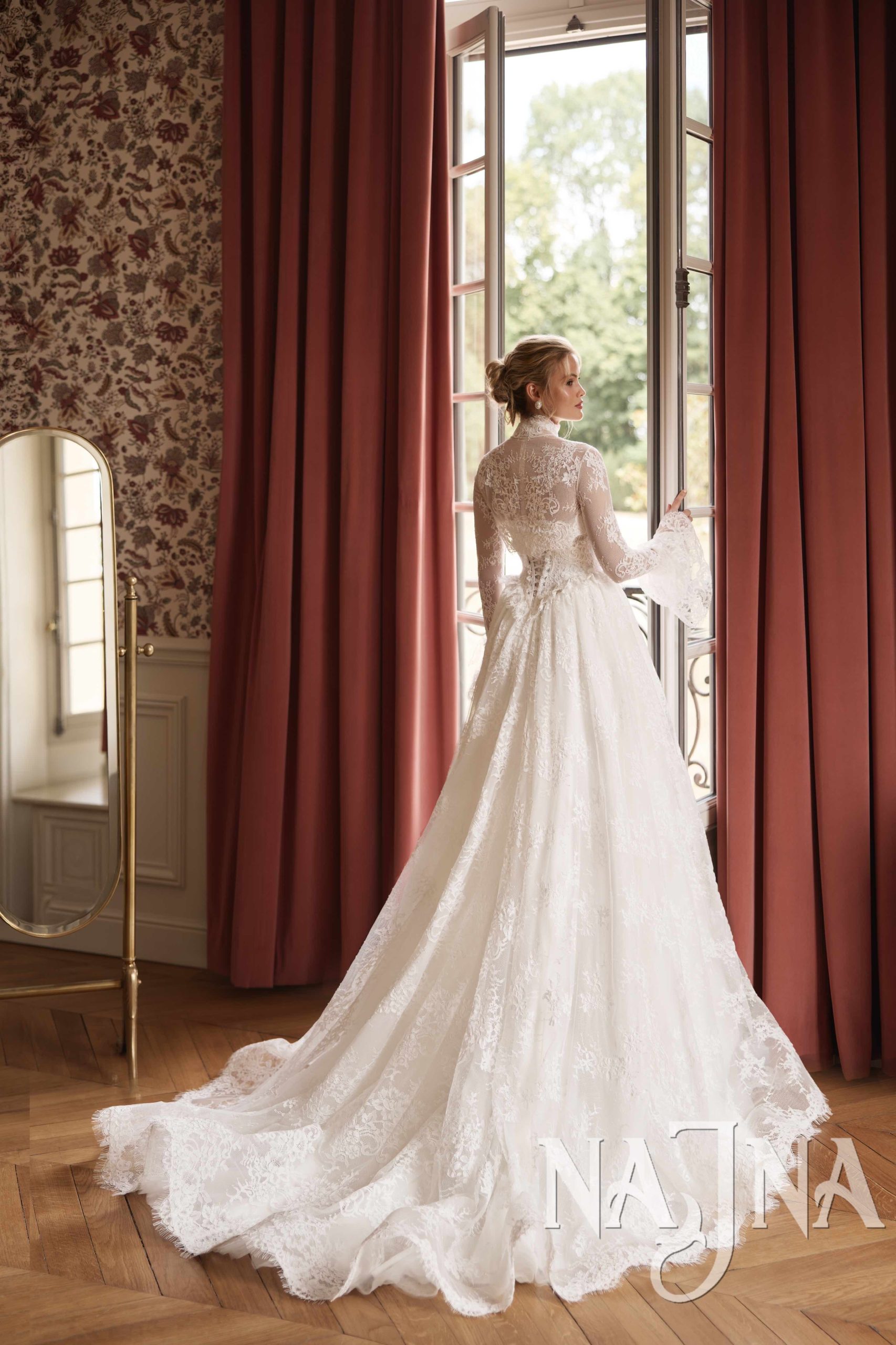 Suknia ślubna Anna Sposa Allegresse VINTAGE tył